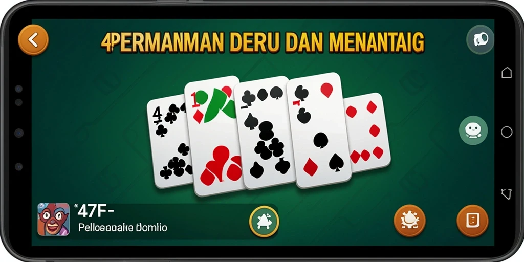 Tampilan gameplay seru dalam permainan Domino 47F.
