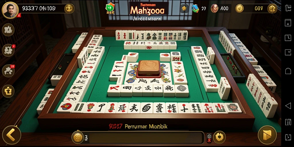 Tampilan gameplay Mahjong yang menarik dan menantang di 93337.