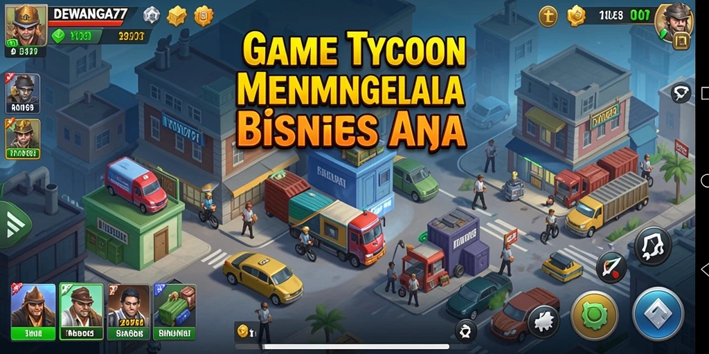 Screenshot DEWANAGA77 menampilkan gameplay Tycoon yang seru dan strategis.