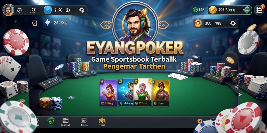 Tampilan gameplay EYANGPOKER yang menarik dan dinamis.