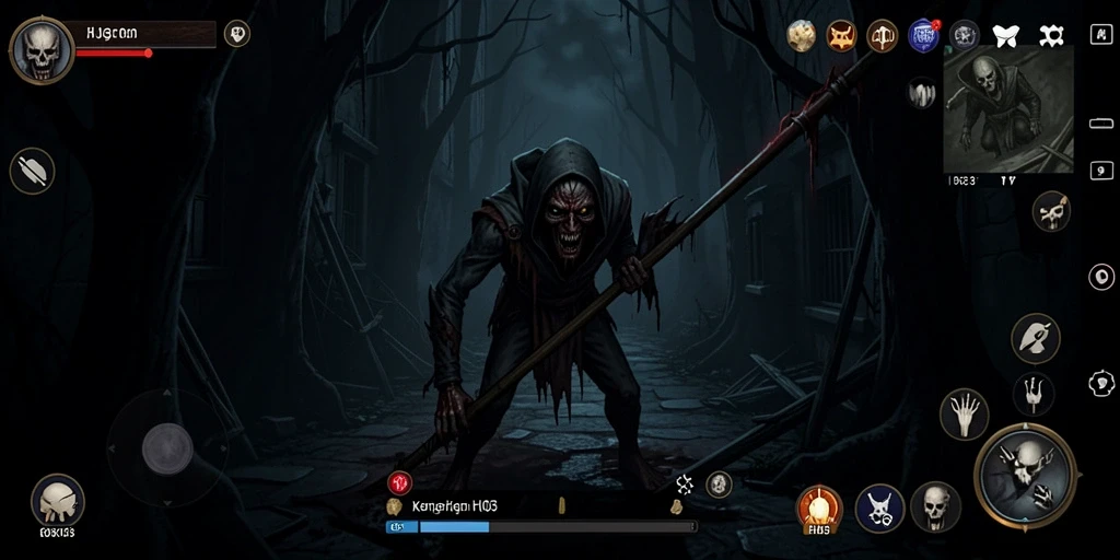 Menampilkan suasana mencekam dalam gameplay H03 yang menegangkan.