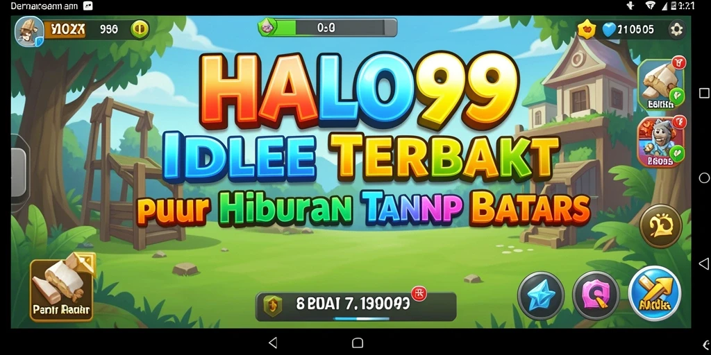 Tampilan menarik dari gameplay HALO99 yang santai dan menghibur.