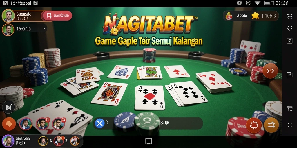Tampilan permainan Gaple yang seru dan menarik di NAGITABET.