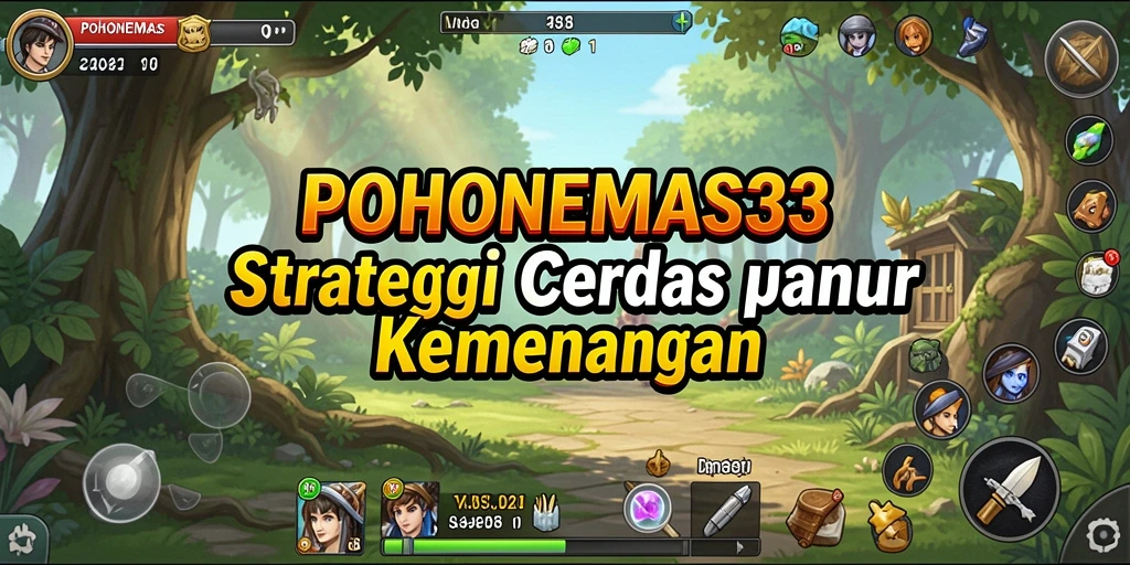 Tampilan gameplay strategi POHONEMAS33 yang mengasyikkan.
