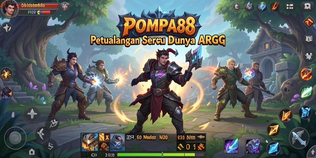 Gameplay POMPA88 yang mendebarkan dengan pertarungan seru.