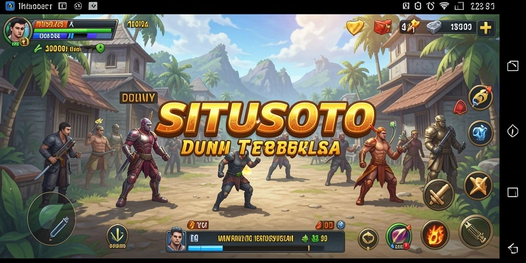 Tangkapan layar gameplay <strong>SITUSTOTO</strong> menampilkan dunia terbuka yang menawan.