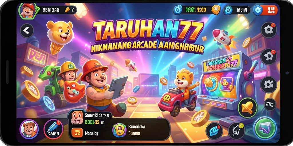 Tampilan menarik dari gameplay TARUHAN77 yang mendebarkan.