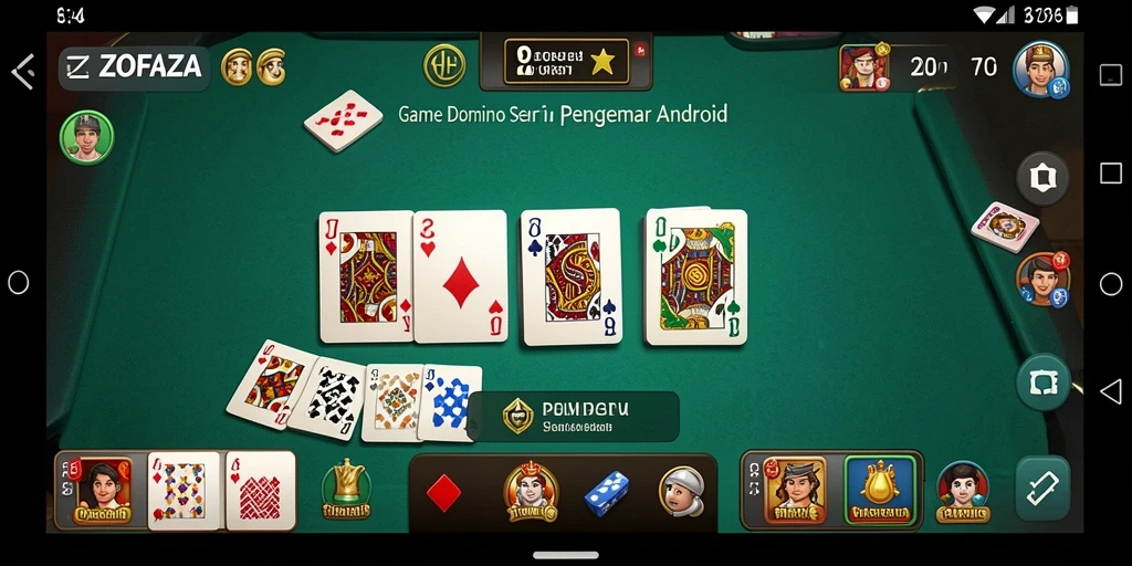 Tampilan gameplay seru dalam aplikasi ZOFAZA.